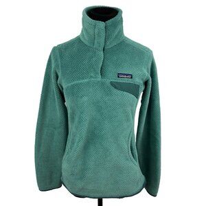PATAGONIA Re-Tool Snap-T fleece pullover - women's size XS green 25442